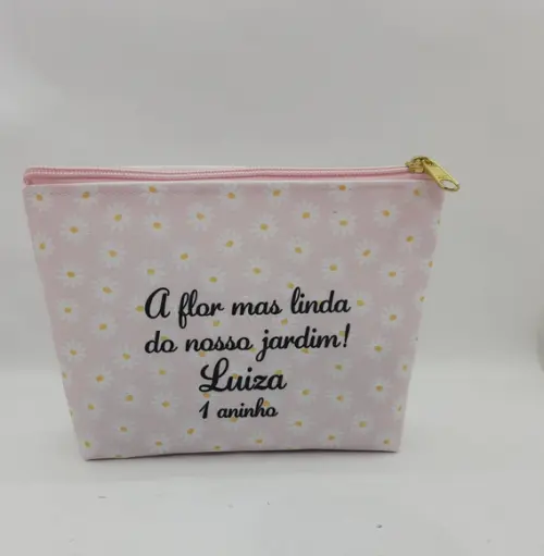 Bolinha Nécessaire Floral Margarida