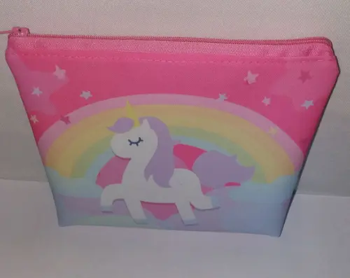 Bolinha necessaire unicórnio