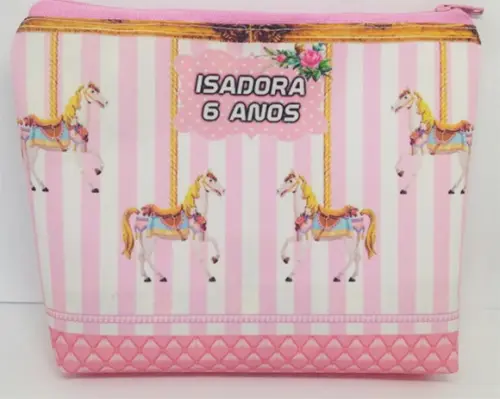 Bolsinha Necessaire - Carrosel Encantado