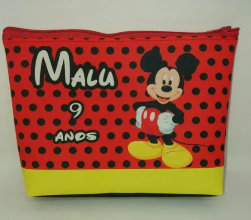 Bolsinha Necessaire - mickey vermelho
