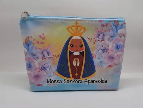 Bolsinha Nécessaire Nossa Senhora de Aparecida