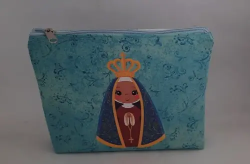 Bolsinha Nécessaire Nossa Senhora de Aparecida