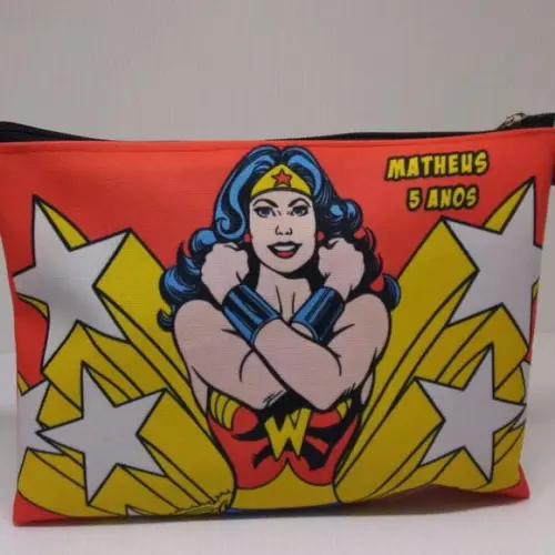Bolsinha Nécessaire Mulher Maravilha