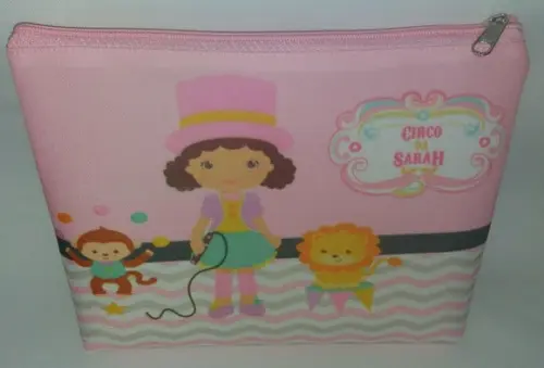 Bolsinhas Necessaire circo Rosa