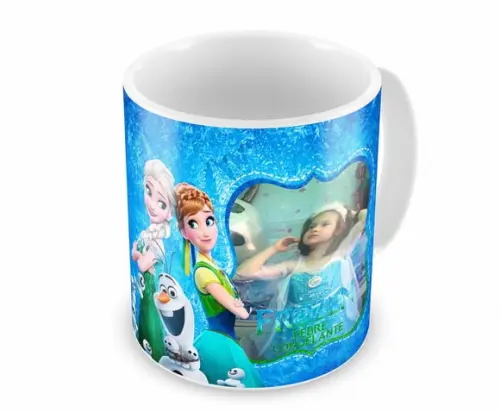 Canecas Frozen QQ tema Fazemos
