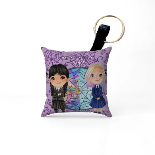 Chaveiro Almofada Wandinha