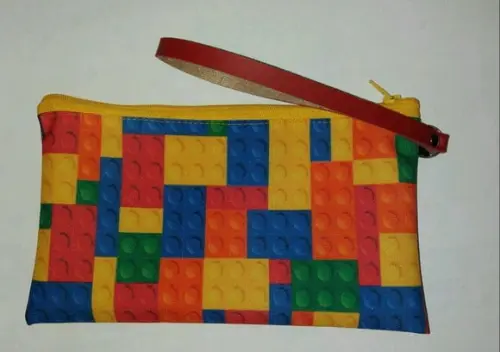 Carteira Porta Celular Tema Lego