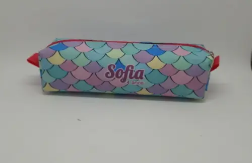 Estojo Escolar Personalizado Sereia
