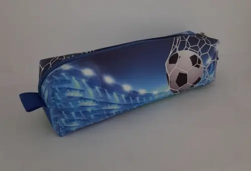 Estojo Escolar Personalizado Tema Futebol