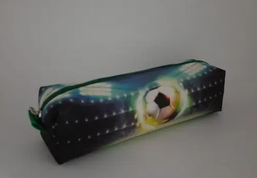 Estojo Escolar Personalizado Tema Futebol