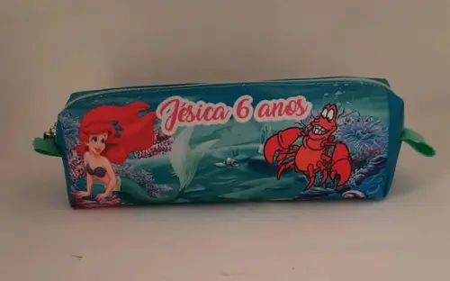 Estojo Pequena Sereia Ariel