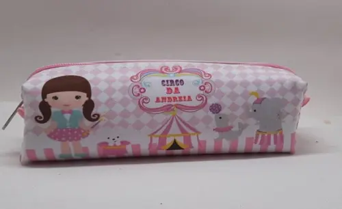 Estojo Personalizado Circo Rosa