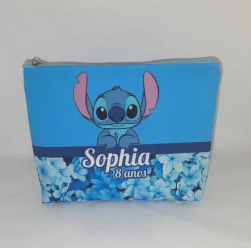 Kit 1 Sacola + 1 Nécessaire Lilo &stitch