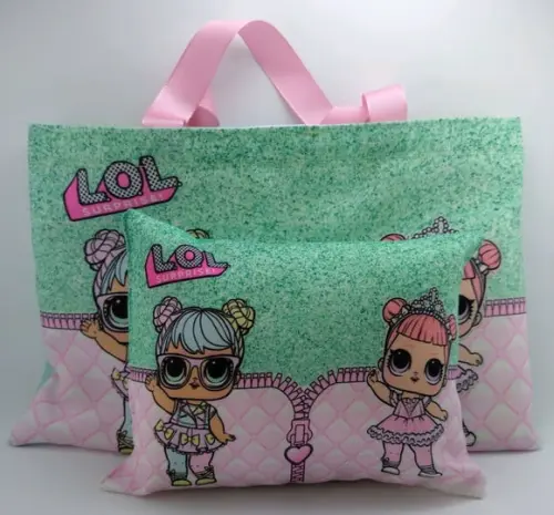 Kit Ecobag + Almofada LOL