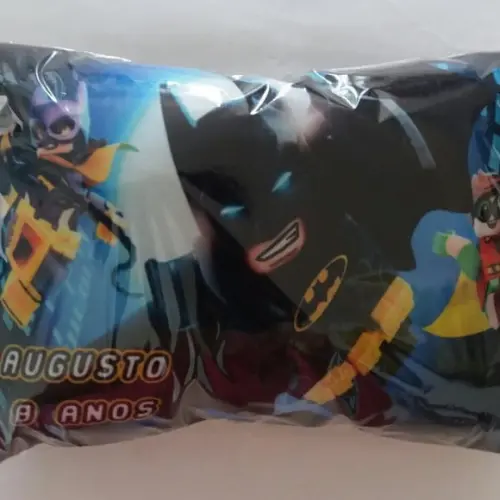 Kit mochilas + Almofadinha Batman