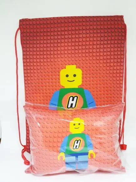 Kit Mochilas ou Sacolas Tema Lego