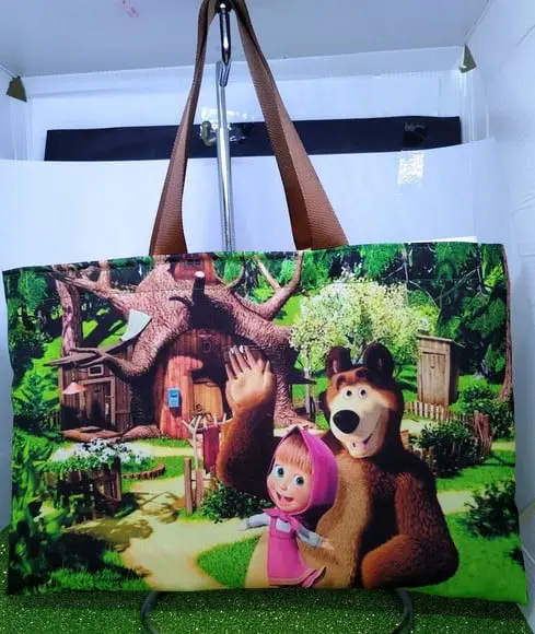 Kit Sacola + Necessaire + almofada