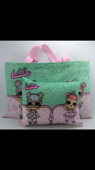 Kit Sacolas+ Almofadinha Lol a retirar