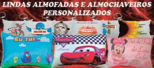 Mini Almofadas Personalizadas 10x15