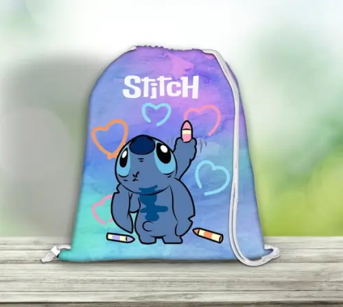 Mochila Mochilinha Sacola de Costa Stitch
