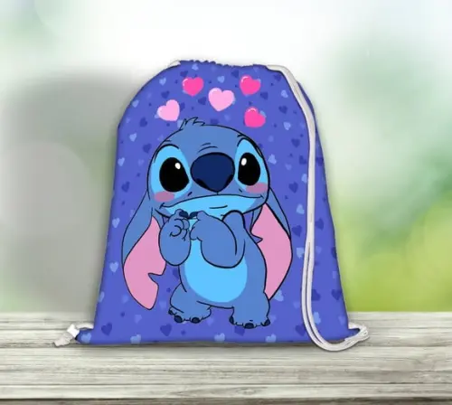 Mochila Mochilinha Sacola de Costa Stitch