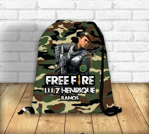 Mochila Saco - Free Fire
