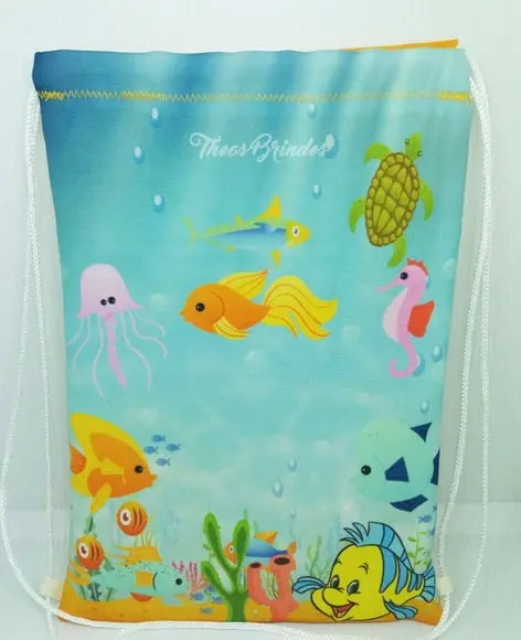 Mochilas 20x28 Fundo do Mar