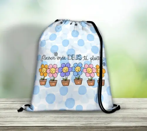 Mochilas 29X40 Flor de Deus