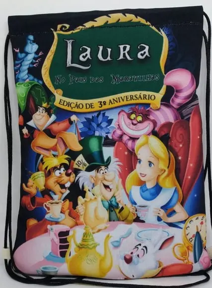 Mochilas Alice no pais das Maravilhas 4