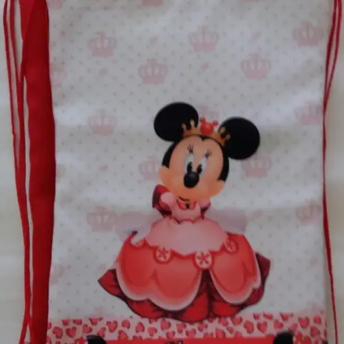 Mochilas Minnie Rosa Realeza