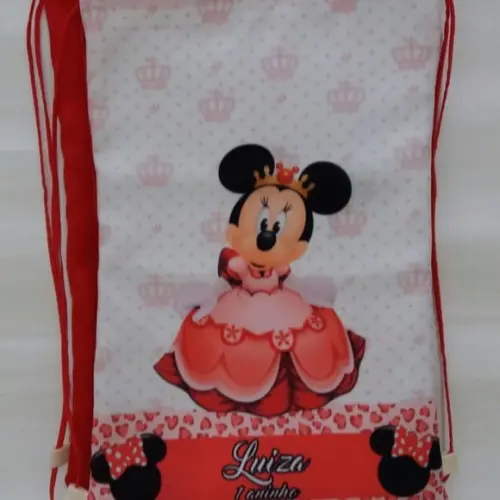 Mochilas Minnie Rosa Realeza
