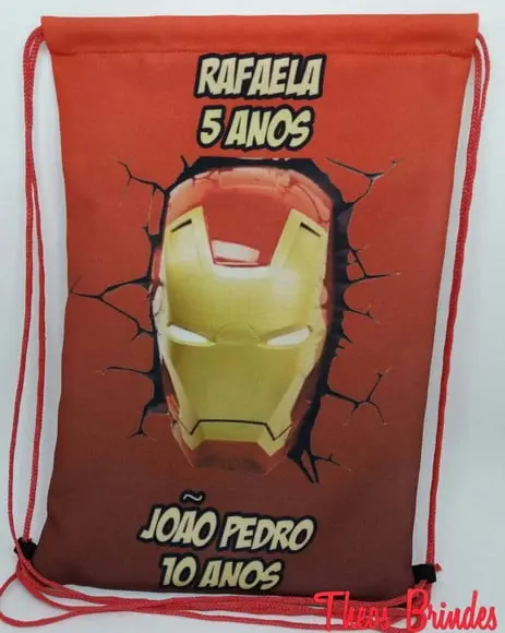Mochilas ou Sacolas Homem de Ferro