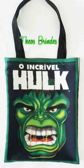 mochilas ou sacolas Hulk
