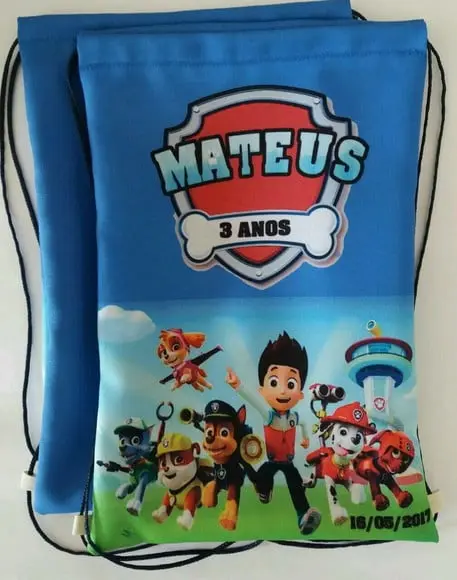 mochilas ou sacolas Patrulha Canina