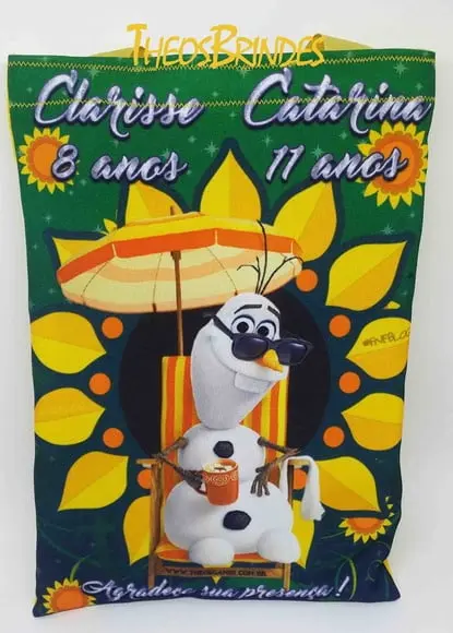Mochilas ou Sacolas tema Frozen