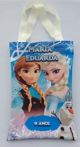 Mochilas ou Sacolas tema Frozen