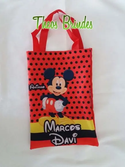 Mochilas ou Sacolas Tema Mickey