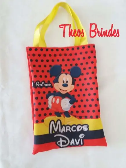 Mochilas ou Sacolas Tema Mickey