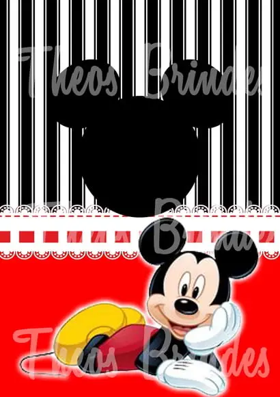 Mochilas ou Sacolas Tema Mickey 3
