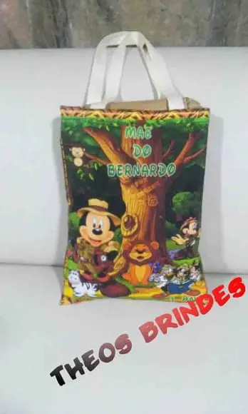 Mochilas ou Sacolas Tema Mickey 30X40
