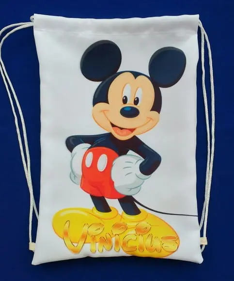 Mochilas ou Sacolas Tema Mickey Safar