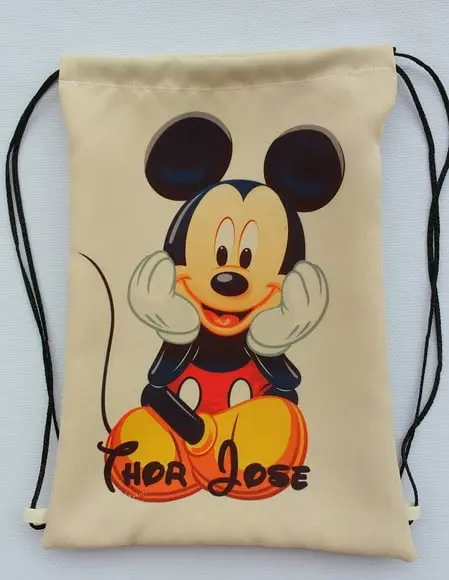 Mochilas ou Sacolas Tema Mickey Safar