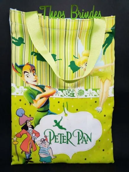 Mochilas ou Sacolas Tema Peter Pan