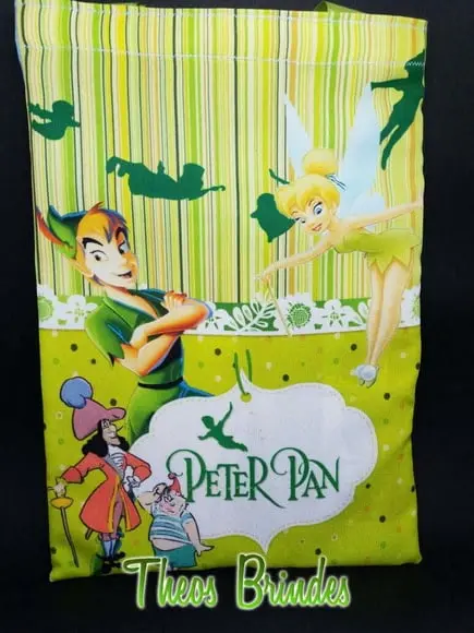 Mochilas ou Sacolas Tema Peter Pan