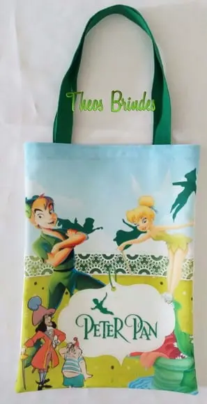 Mochilas ou Sacolas Tema Peter Pan