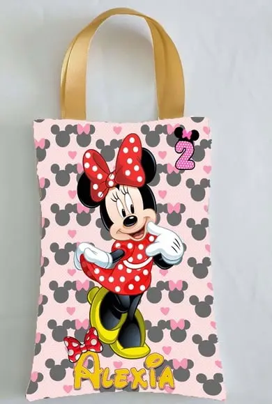 Mochilas ou Sacolas Tema Minnie