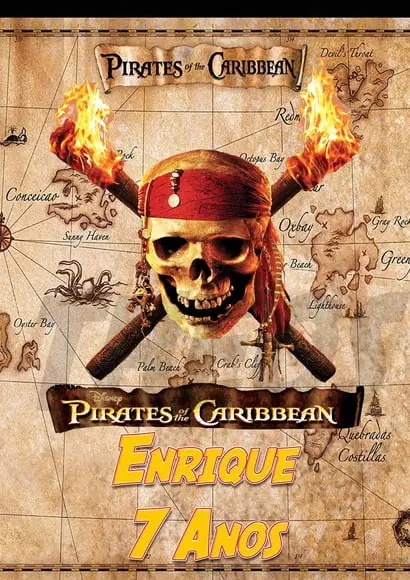 Mochilas Personalizadas - Piratas Caribe
