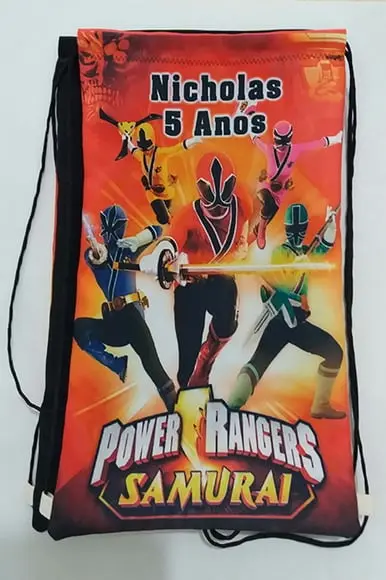 Mochilas Personalizadas - Power Rangers