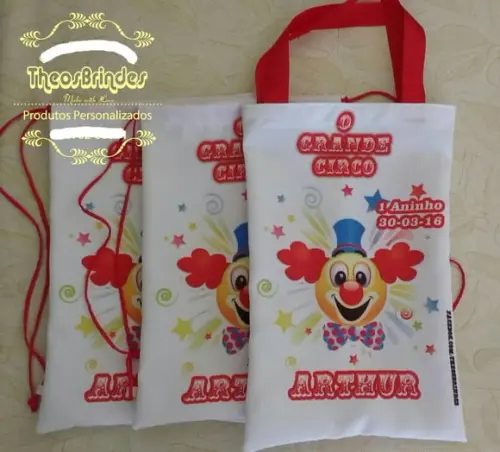 Mochilas Personalizadas - Tema Circo