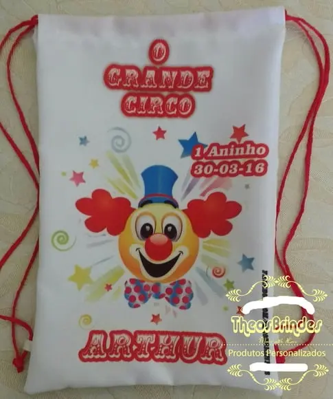 Mochilas Personalizadas - Tema Circo
